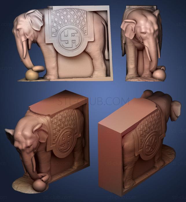 3D model Carlsberg Elephant (STL)